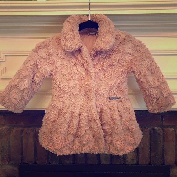 Calvin Klein Jeans Other - Girls Pink Faux Fur Coat by CK Jeans in 3T